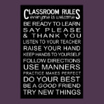 Classroom Rules Poster posters