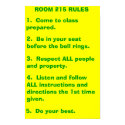 Classroom Rules posters