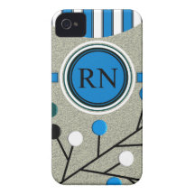 Classy and Artsy Registered Nurse Designs iPhone 4 Cover