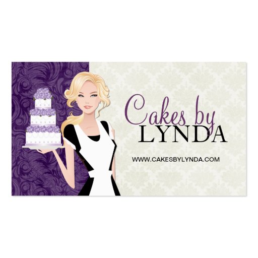 Classy and Elegant Bakery Business Cards (front side)