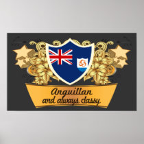 Classy Anguillan Posters