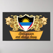 Classy Antiguan Poster