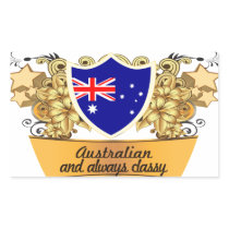 Classy Australian Stickers