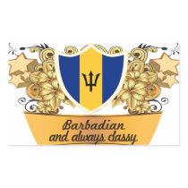 Classy Barbadian Stickers