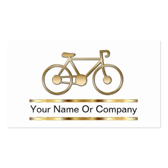 Classy Bicycle Business Cards