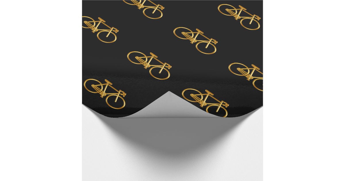 Classy Bicycle Sports Theme Wrapping Paper Zazzle