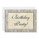 Classy Birthday Party Invitation