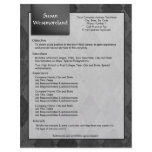 Classy Black Argyle Resume Template Letterhead Template