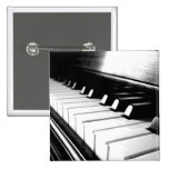 Classy Black & White Piano Photography Pins