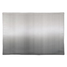 Classy Brushed Aluminum Placemat