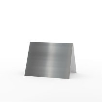 Classy Brushed Metal Textured Greeting Card