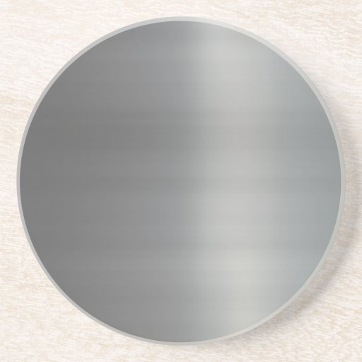 Classy Brushed Metal Textured Coasters