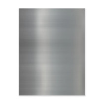 Classy Brushed Metal Textured Post Card