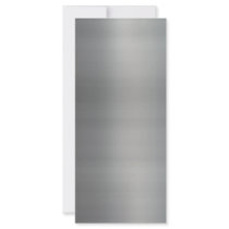 Classy Brushed Metal Textured Rack Card Design