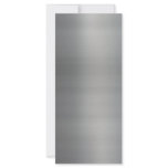 Classy Brushed Metal Textured Rack Card Design