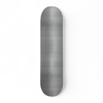Classy Brushed Metal Textured Skate Board