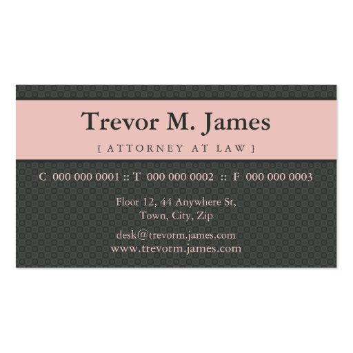 CLASSY BUSINESS CARD :: stately 6L (front side)