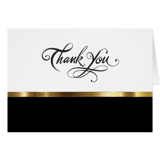 Classy Business Thank You Cards Zazzle