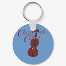 Classy-cal Cellist keychains