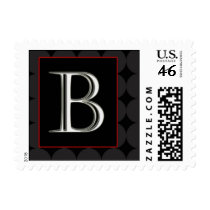 Classy Chic Monogram Postage - Letter B postage by aslentz Classy Chic Monogram Postage - Letter B postage