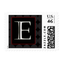 Classy Chic Monogram Postage - Letter E postage by aslentz Classy Chic Monogram Postage - Letter E postage