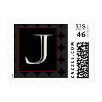 Classy Chic Monogram Postage - Letter J postage by aslentz Classy Chic Monogram Postage - Letter J postage