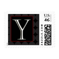 Classy Chic Monogram Postage - Letter Y postage