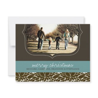 Classy Christmas Photo Card