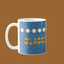 Classy Cowgirl Denim MUG