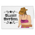 Classy Cowgirl GREETING CARD PRINT by RanchLady Classy Cowgirl GREETING CARD PRINT