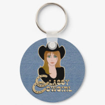 Classy Cowgirl KEYCHAIN
