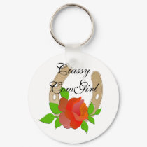 Classy CowGirl KEYCHAIN
