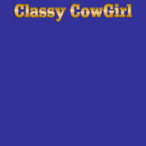 Classy CowGirl Ladies Tank Top T-shirt