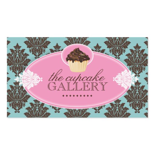 Classy Cupcake Business Card (front side)