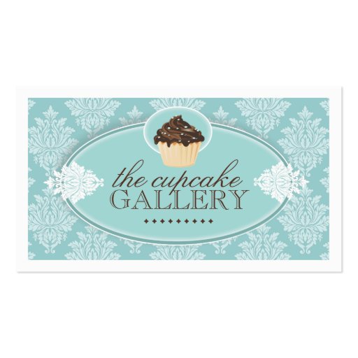 Classy Cupcake Business Card (front side)