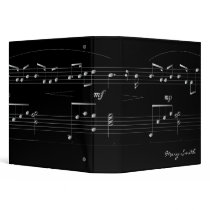 Classy Customizable Music Binder 1.5"