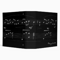 Classy Customizable Music Binder 2" binders