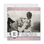 Classy Damask Birthday Party Invitation