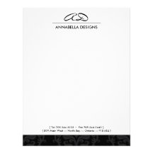 Classy Damask  Letterhead
