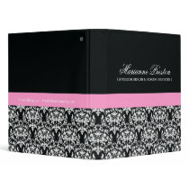 Classy Damask Salon Appointment Binder