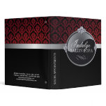Classy Damask Salon Appointment Binder