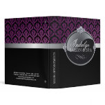 Classy Damask Salon Appointment Binder