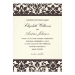 CLASSY DAMASK | WEDDING INVITATION