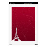 Classy Dark Red with Eiffel Tower Decal For PS3 Console
