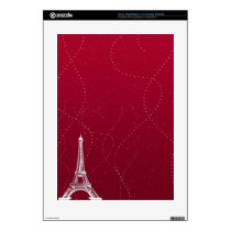 Classy Dark Red with Eiffel Tower skins