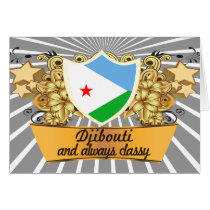 Classy Djibouti Greeting Cards