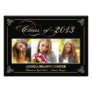 Classy Elegant Black 2013 Graduation Photo Invite Classy Elegant Black 2013 Graduation Photo Invite