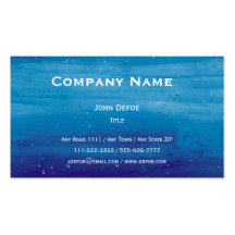 Classy Elegant Professional Blue Business Card