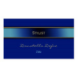 Classy Elegant Professional Blue Business Card business cards