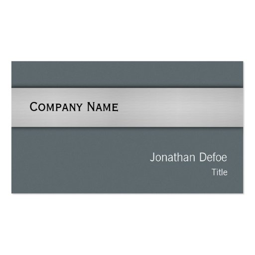 Classy Elegant Professional Business Card (front side)